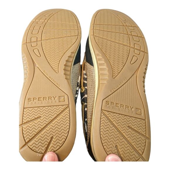 Sperry Women's Bluefish Leopard Cheetah Top-Sider 2-Eye Boat Shoe 7.5 STS91738 - Picture 11 of 12